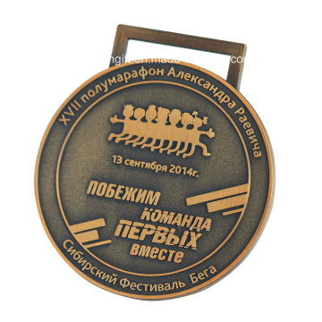 Medalla de metal estilo Rusia para publicidad